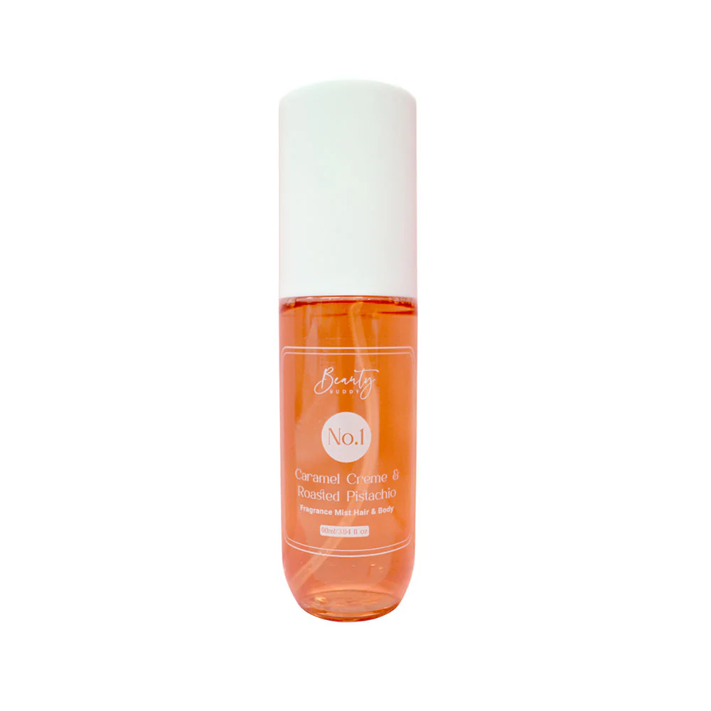 3x Beauty Buddy Fragrance Mist Hair & Body No.1 Caramel Crème & Roasted Pistachio - Image 2