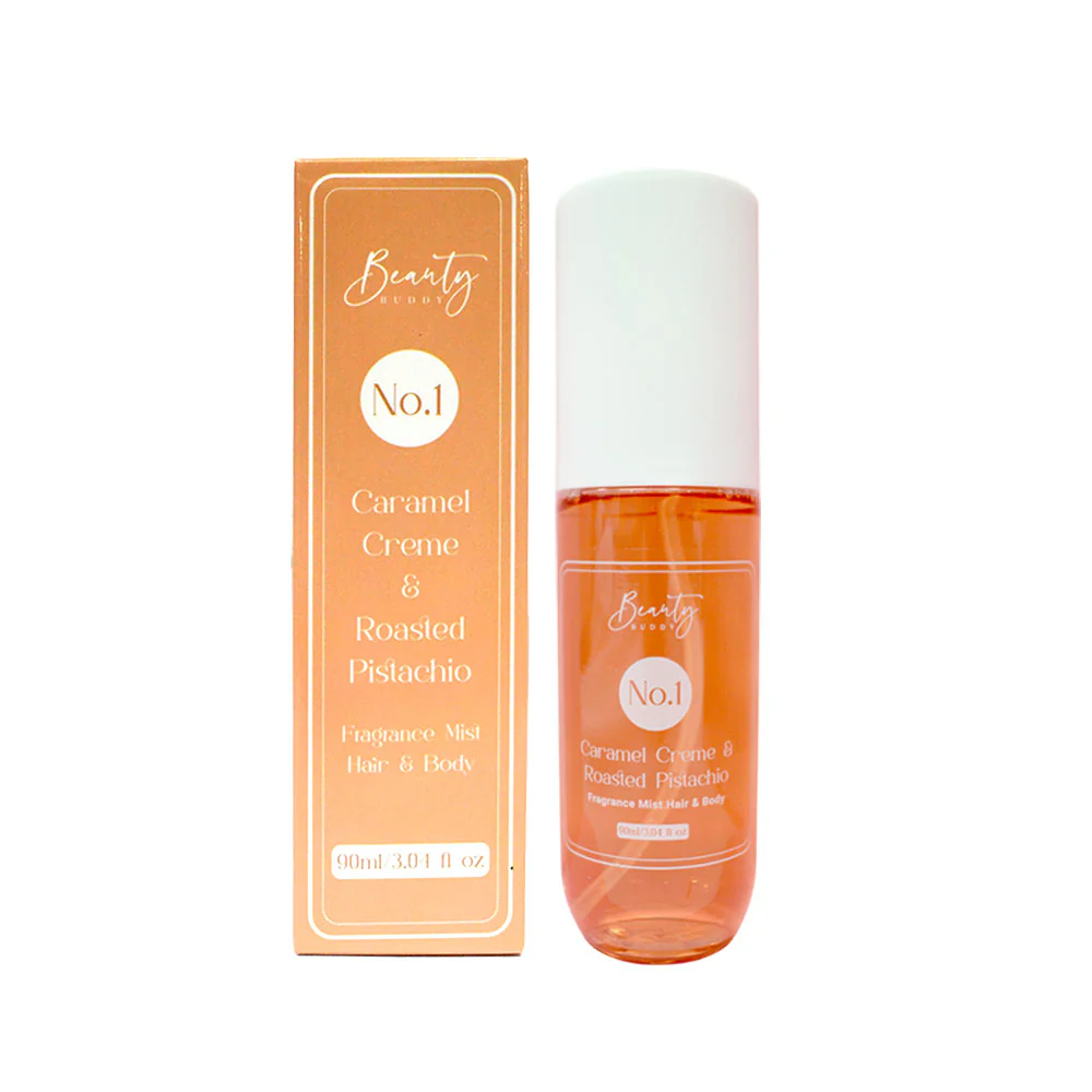 3x Beauty Buddy Fragrance Mist Hair & Body No.1 Caramel Crème & Roasted Pistachio - Image 3