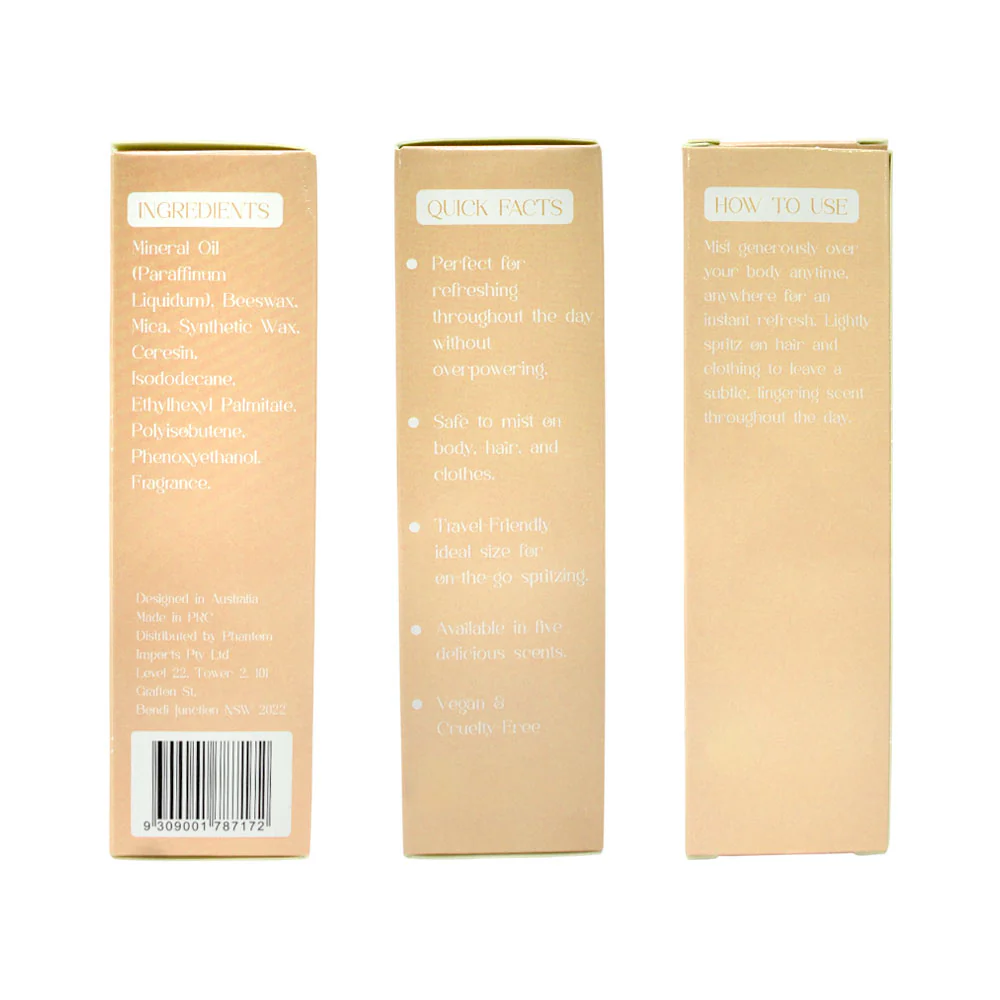 3x Beauty Buddy Fragrance Mist Hair & Body No.1 Caramel Crème & Roasted Pistachio - Image 4