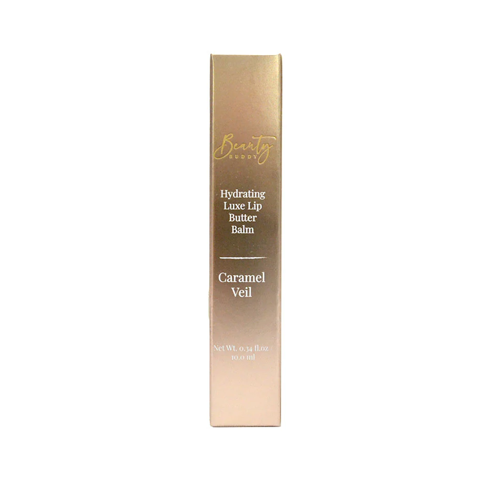 3x Beauty Buddy Hydrating Luxe Lip Butter Balm Caramel Veil 10ml - Image 5