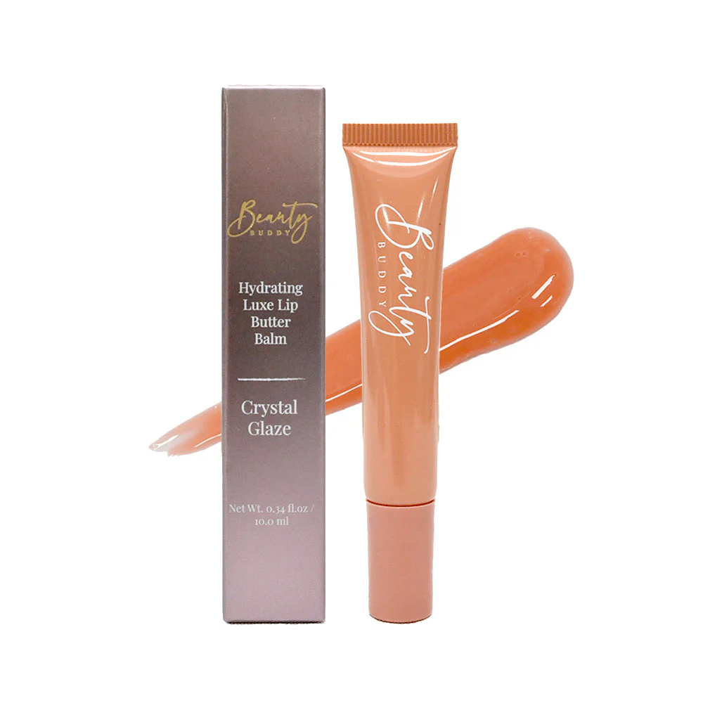 3x Beauty Buddy Hydrating Luxe Lip Butter Balm Crystal Glaze 10ml - Image 2