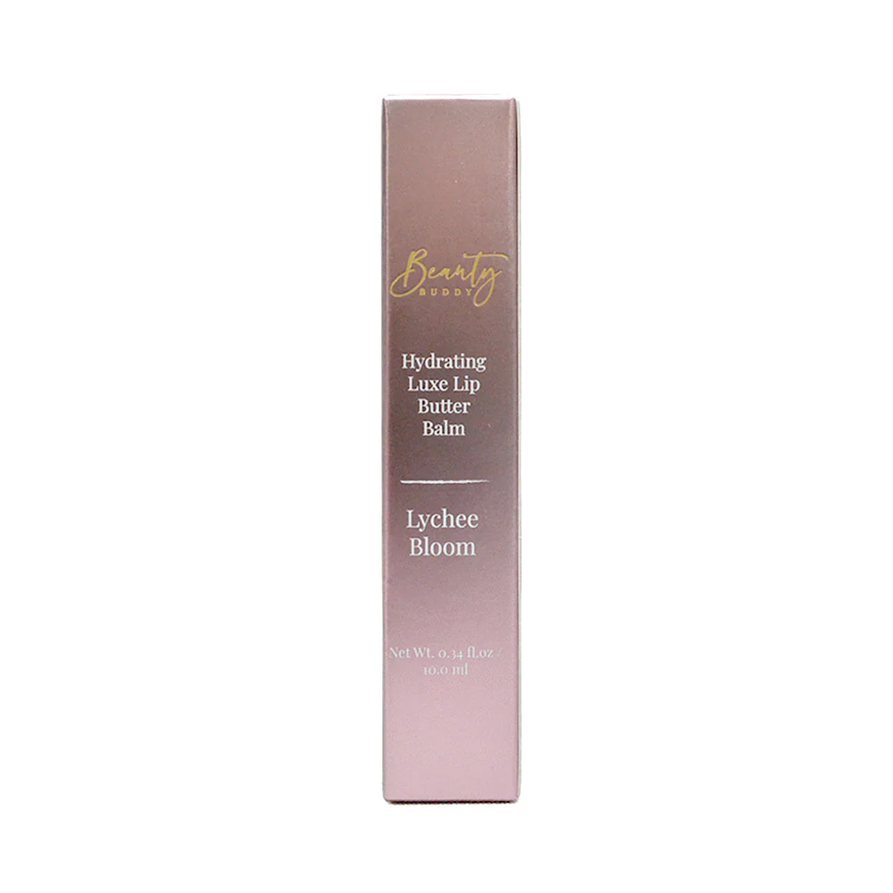 3x Beauty Buddy Hydrating Luxe Lip Butter Balm Lychee Bloom 10ml - Image 5