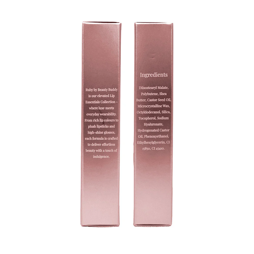 3x Beauty Buddy Hydrating Luxe Lip Butter Balm Scarlet Sorbet 10ml - Image 4