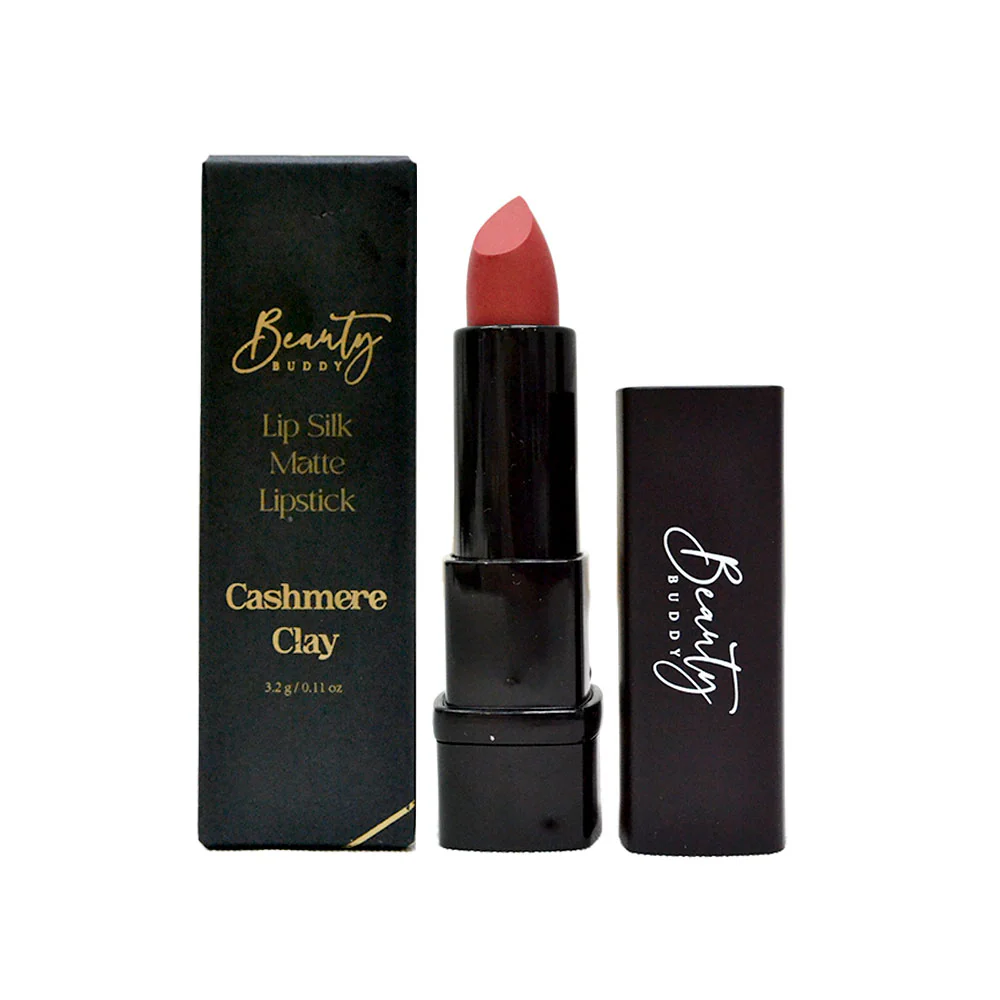 Beauty Buddy Lip Silk Matte Lipstick Cashmere Clay 3.2g - Image 3