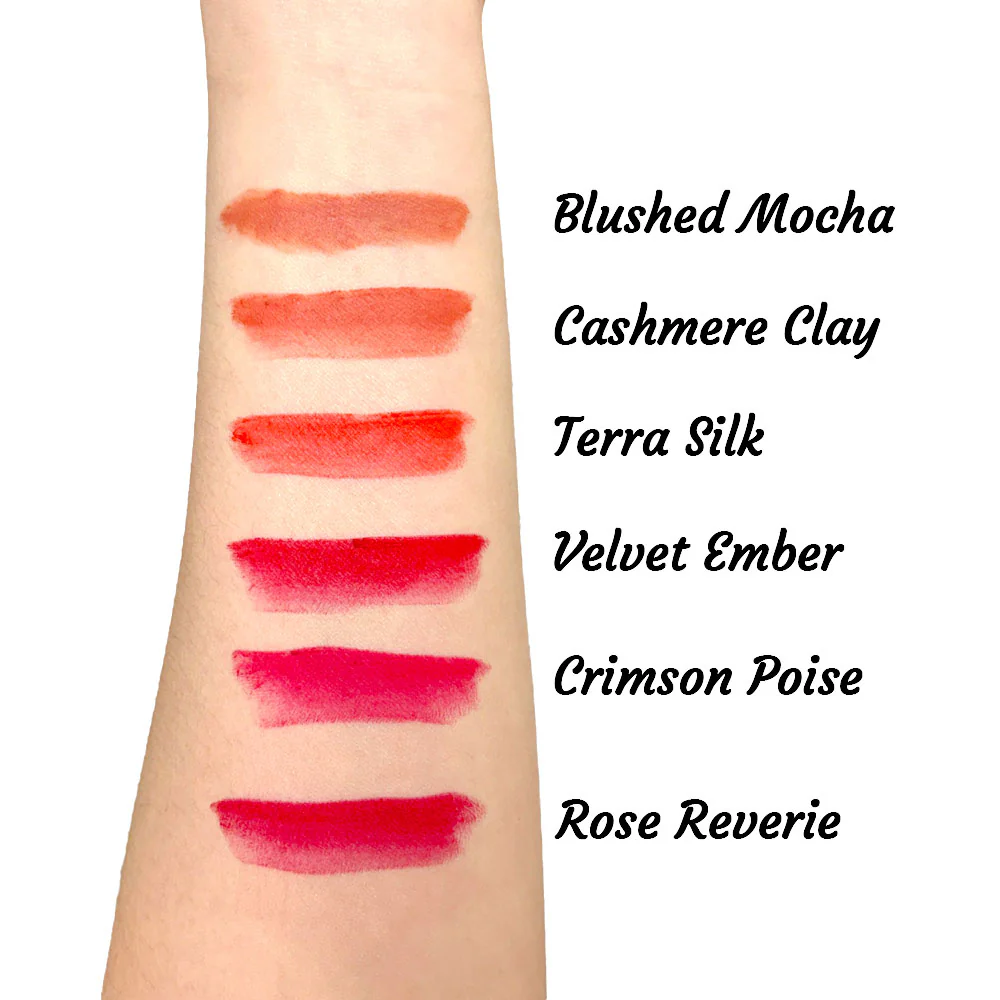 Beauty Buddy Lip Silk Matte Lipstick Crimson Poise 3.2g - Image 5