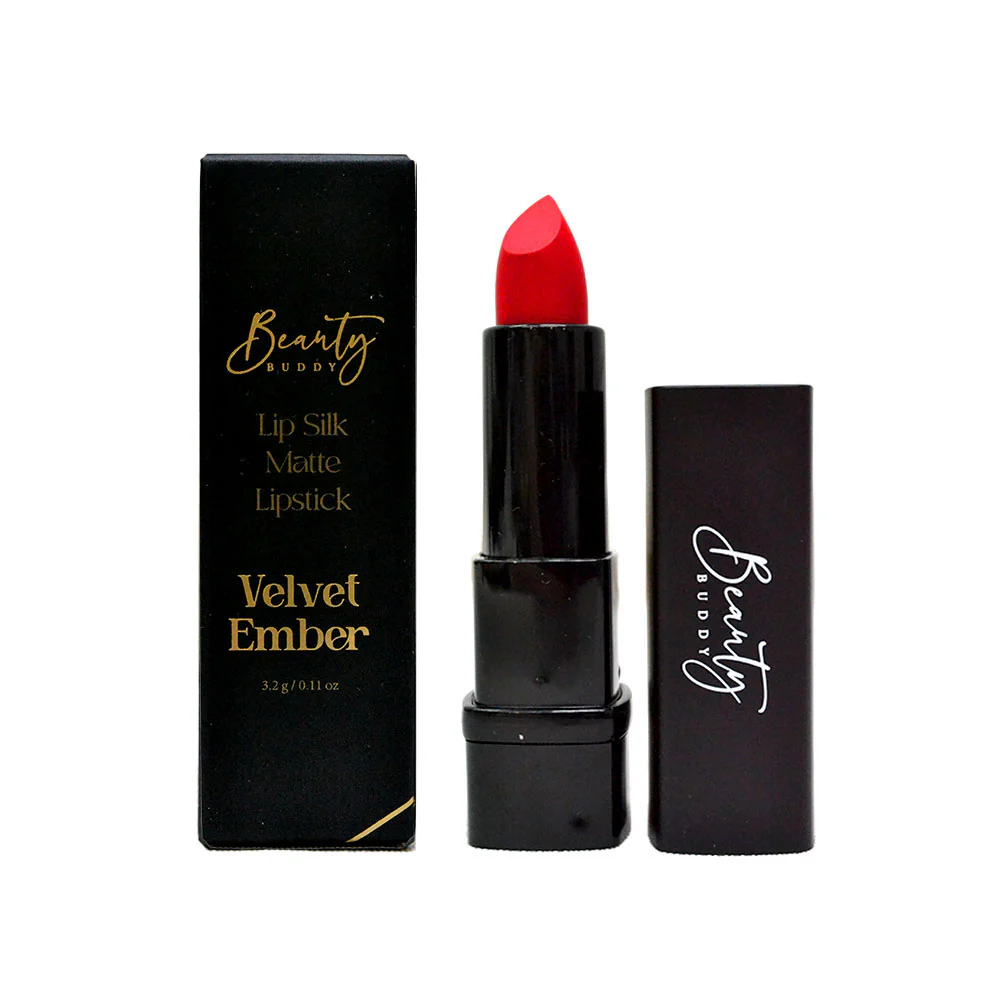 3x Beauty Buddy Lip Silk Matte Lipstick Velvet Ember 3.2g - Image 2