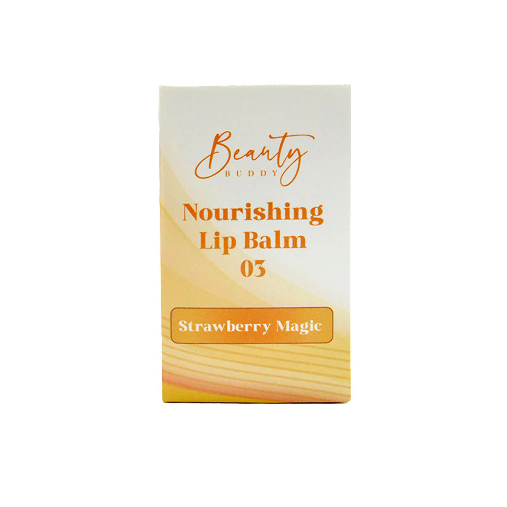 3x Beauty Buddy Nourishing Lip Balm 03 Strawberry Magic - Image 3