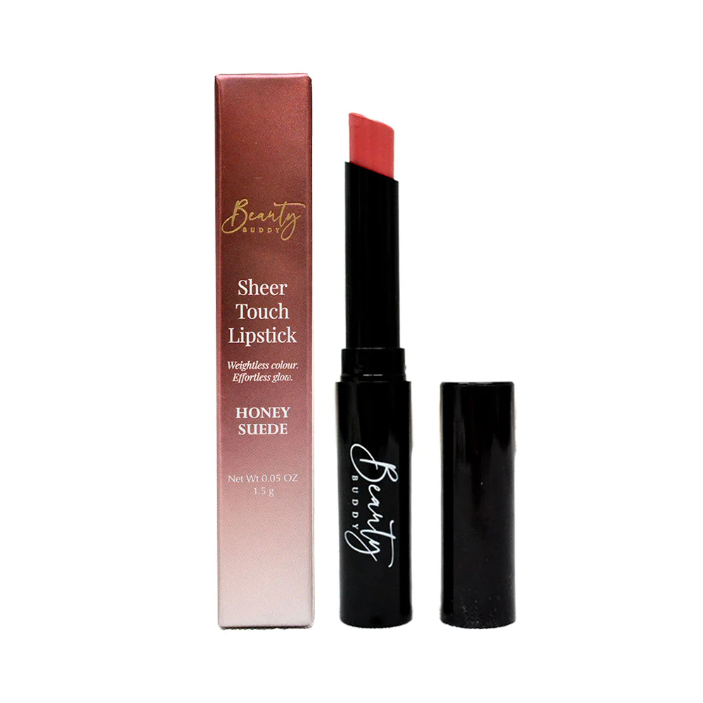 3x Beauty Buddy Sheer Touch Lipstick Honey Suede 1.5g - Image 2