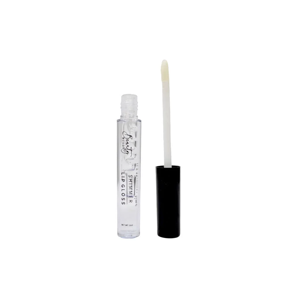 3x Beauty Buddy Shimmer Lip Gloss 01 Crystal Clear 2ml - Image 3
