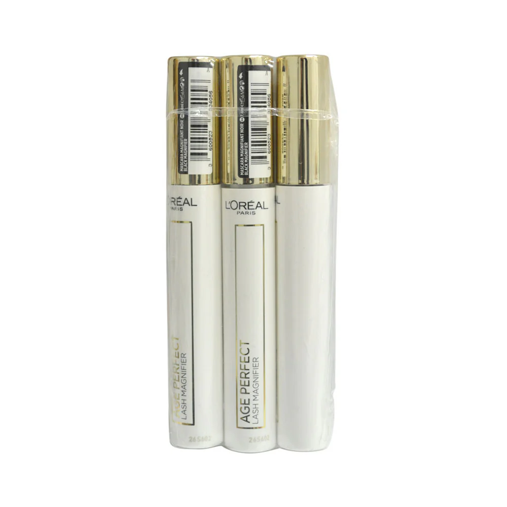 3x L'Oreal Age Perfect Lash Magnifier Mascara Black 7.4ml - Image 3