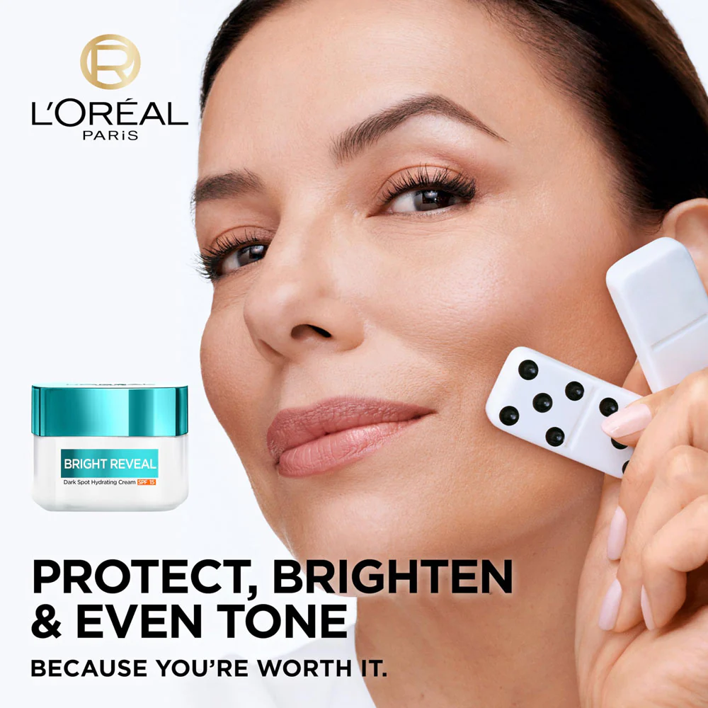 3x L'Oreal Bright Reveal Dark Spot Hydrating Cream SPF15 50ml - Image 4