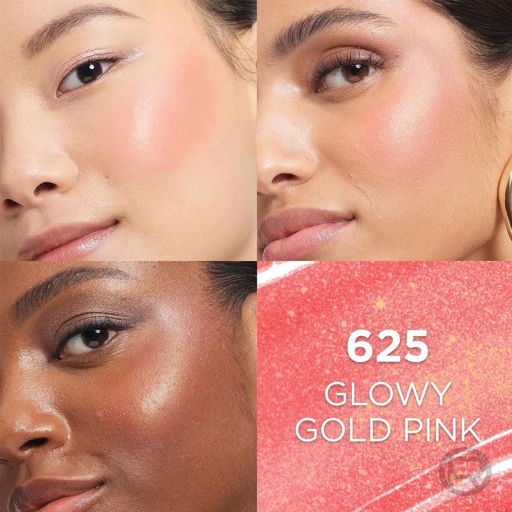 3x L'Oreal Lumi Liquid Blush 625 Gold Pink 10ml - Image 5