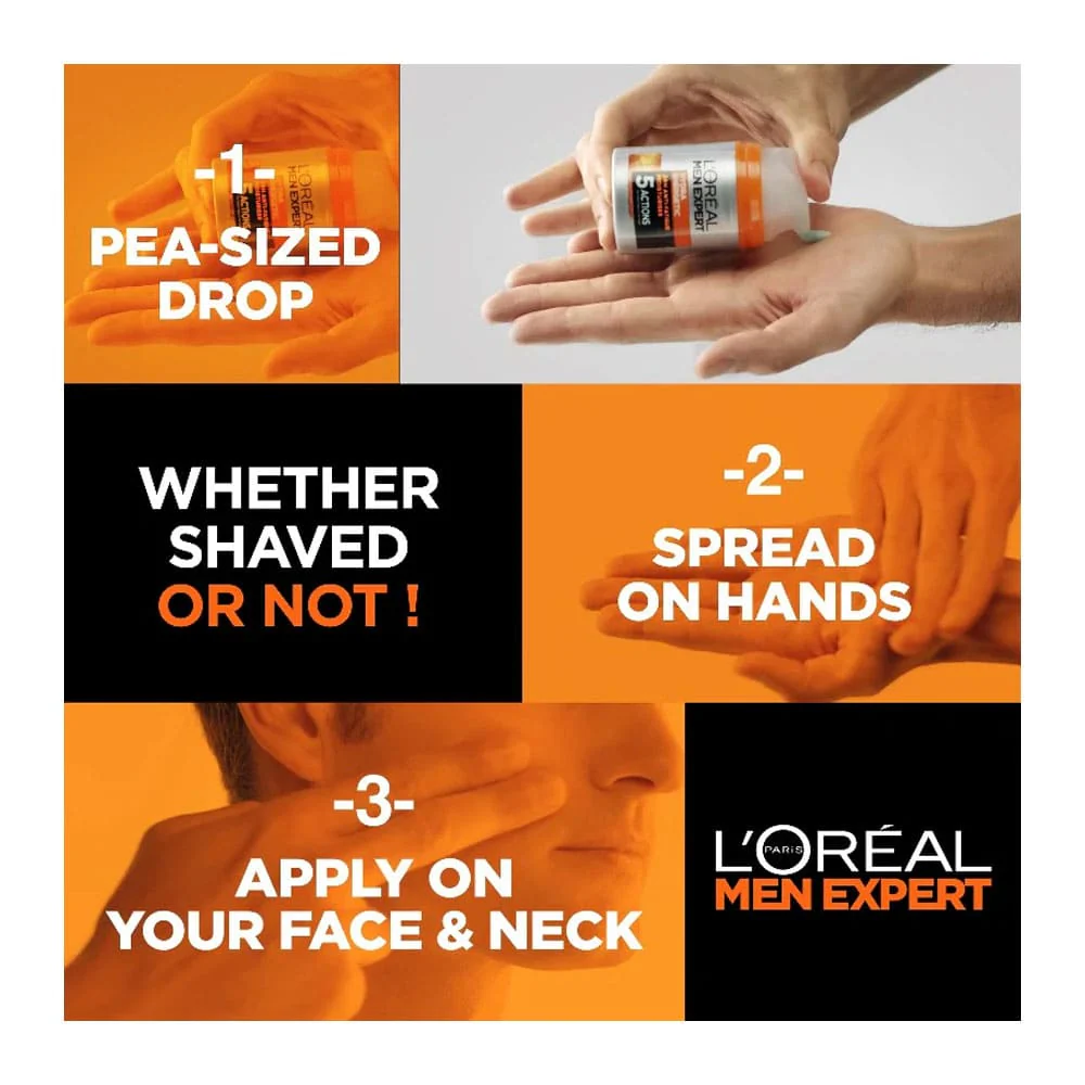 L'Oreal Men Expert Hydra Energetic SPF15 Moisturiser 50ml - Image 3