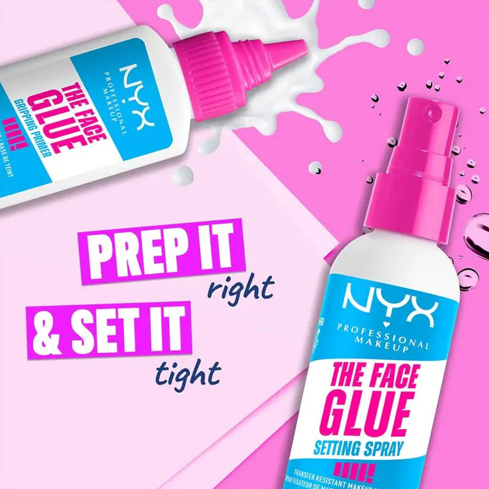 NYX The Face Glue Setting Spray 30ml - Image 4
