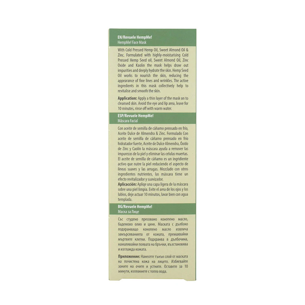 Revuele Hemp Me! Face Mask 80ml - Image 2