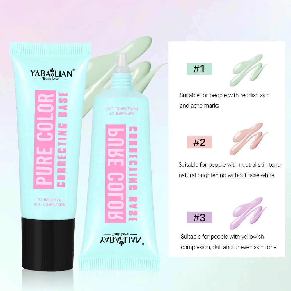 3x Yabaolian Pure Color Correcting Base Shade 1 25ml - Image 4