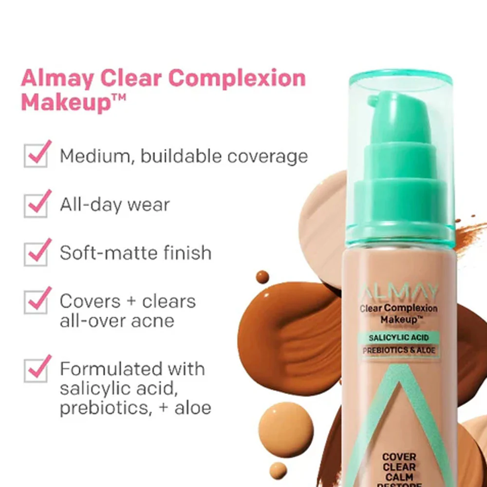 Almay Clear Complexion Makeup 300 Naked 30ml - Image 4