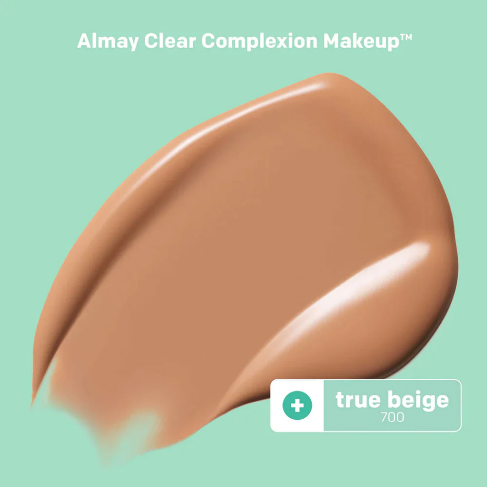 Almay Clear Complexion Makeup 700 True Beige 30ml - Image 2