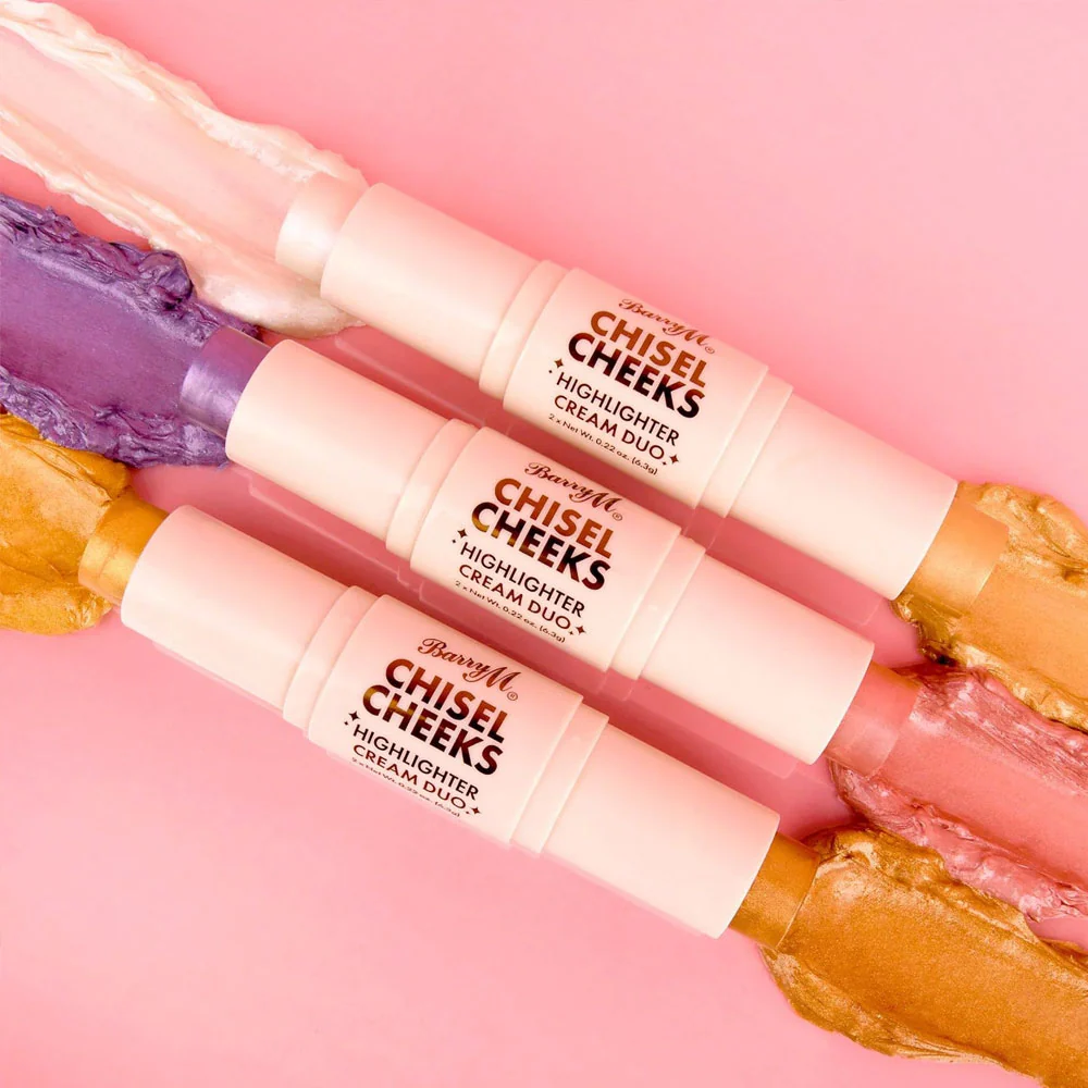 Barry M Chisel Cheeks Highlighter Cream Duo 2 - Image 2