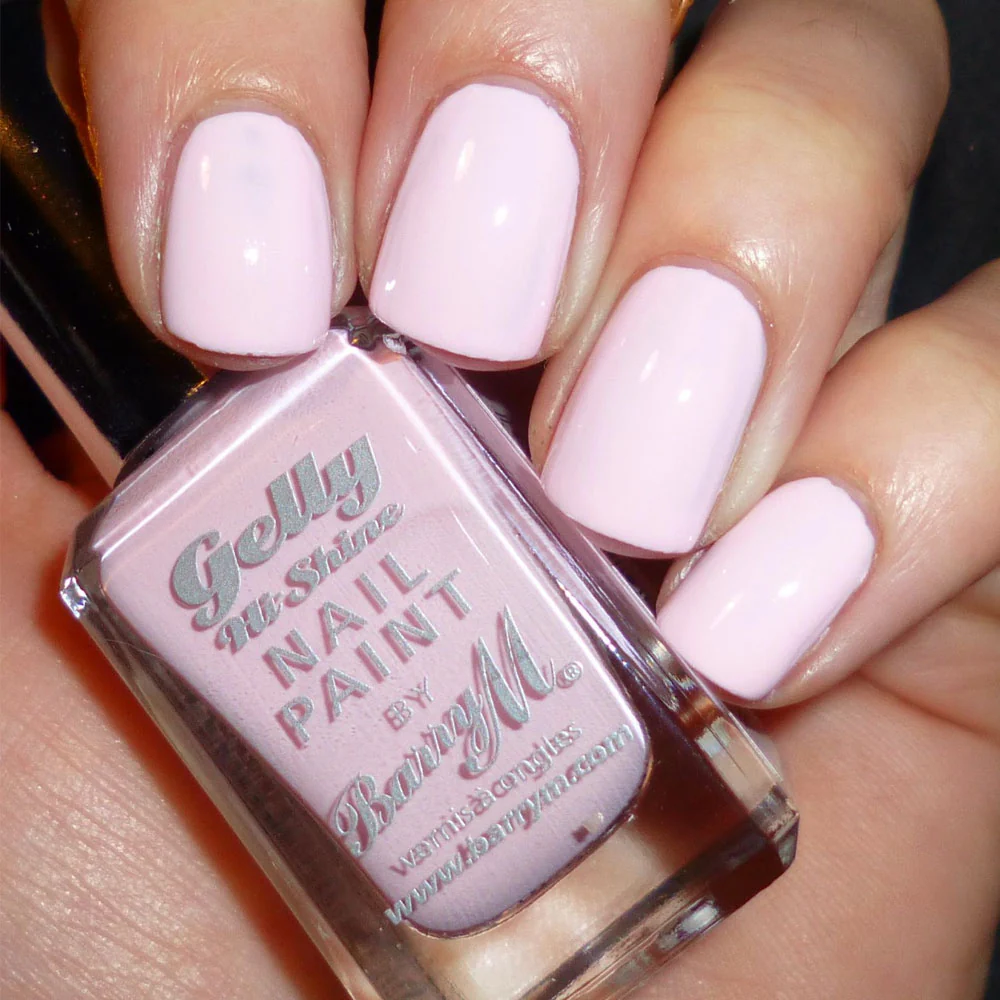 Barry M Gelly Hi Shine Nail Paint 20 Rose Hip 10ml - Image 4