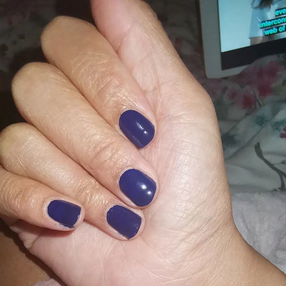 Barry M Hi Shine Nail Paint Gelly 97 Aronia Berry 10ml - Image 3
