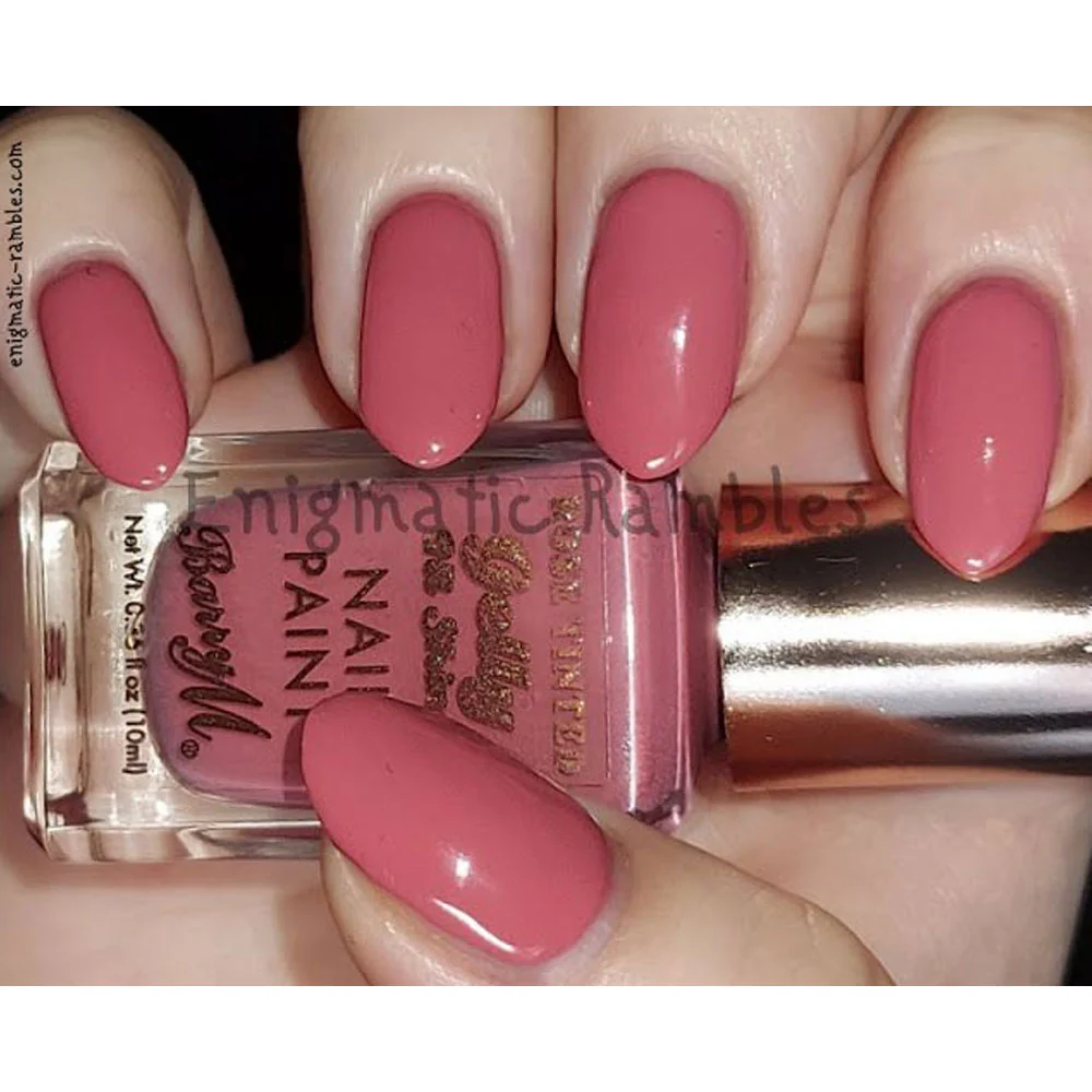 Barry M Hi Shine Nail Paint Gelly Rose Tinted 71 Crushed 10ml - Image 3