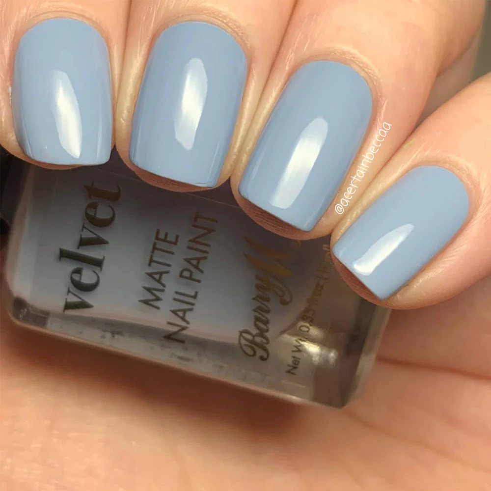 Barry M Matte Nail Paint Velvet 11 Lake House 10ml - Image 3