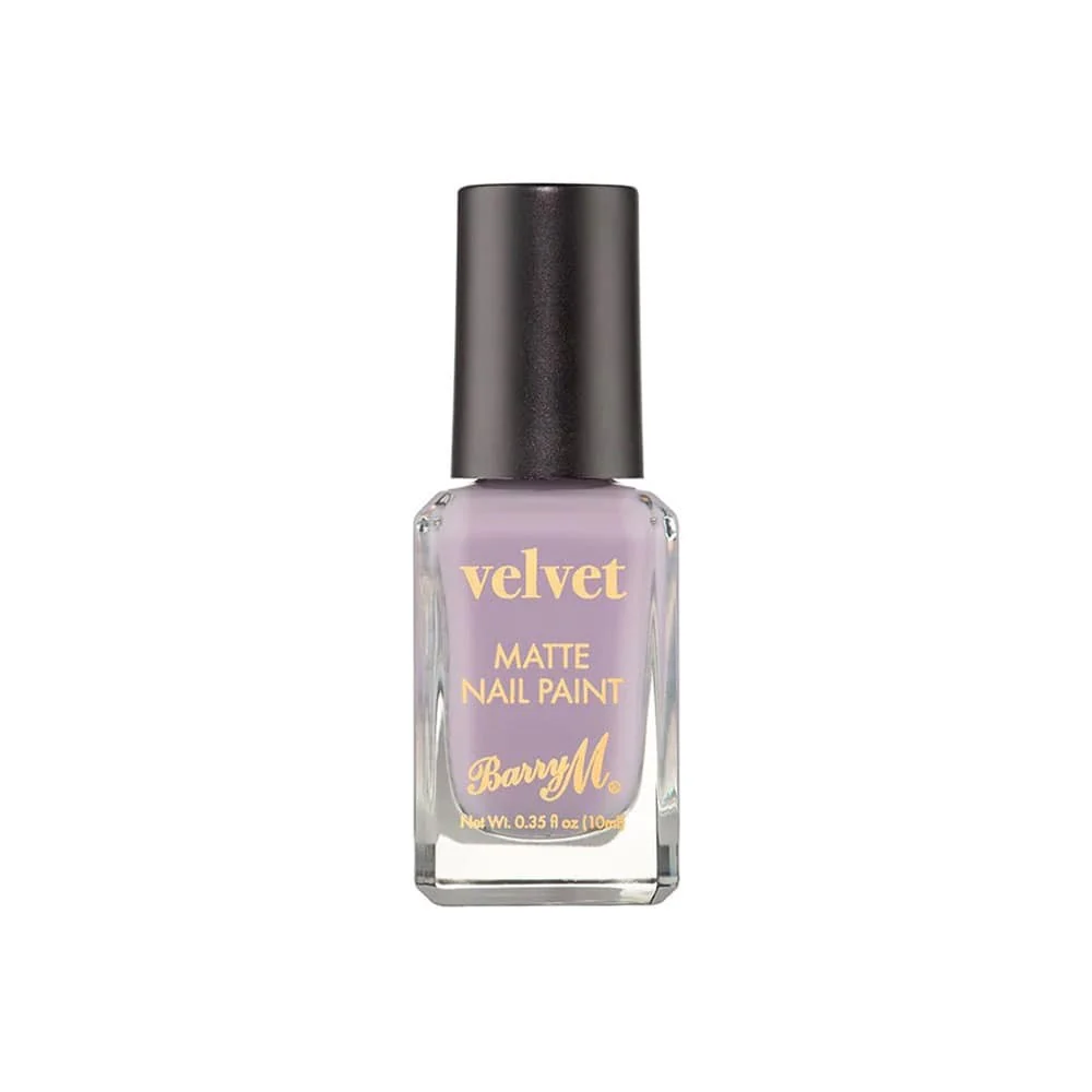Barry M Velvet Matte Nail Polish Lilac Lady 10ml