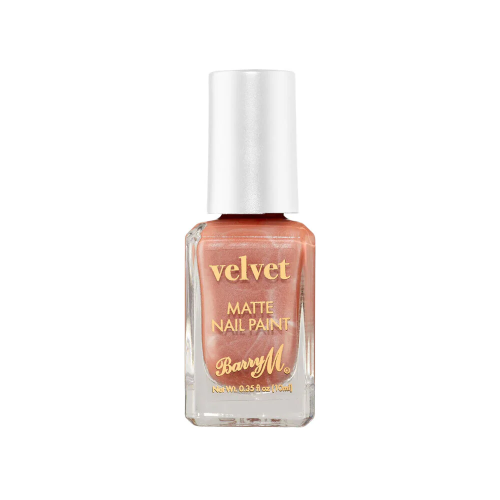 Barry M Velvet Matte Nail Polish Plush Blush 10ml - Image 2