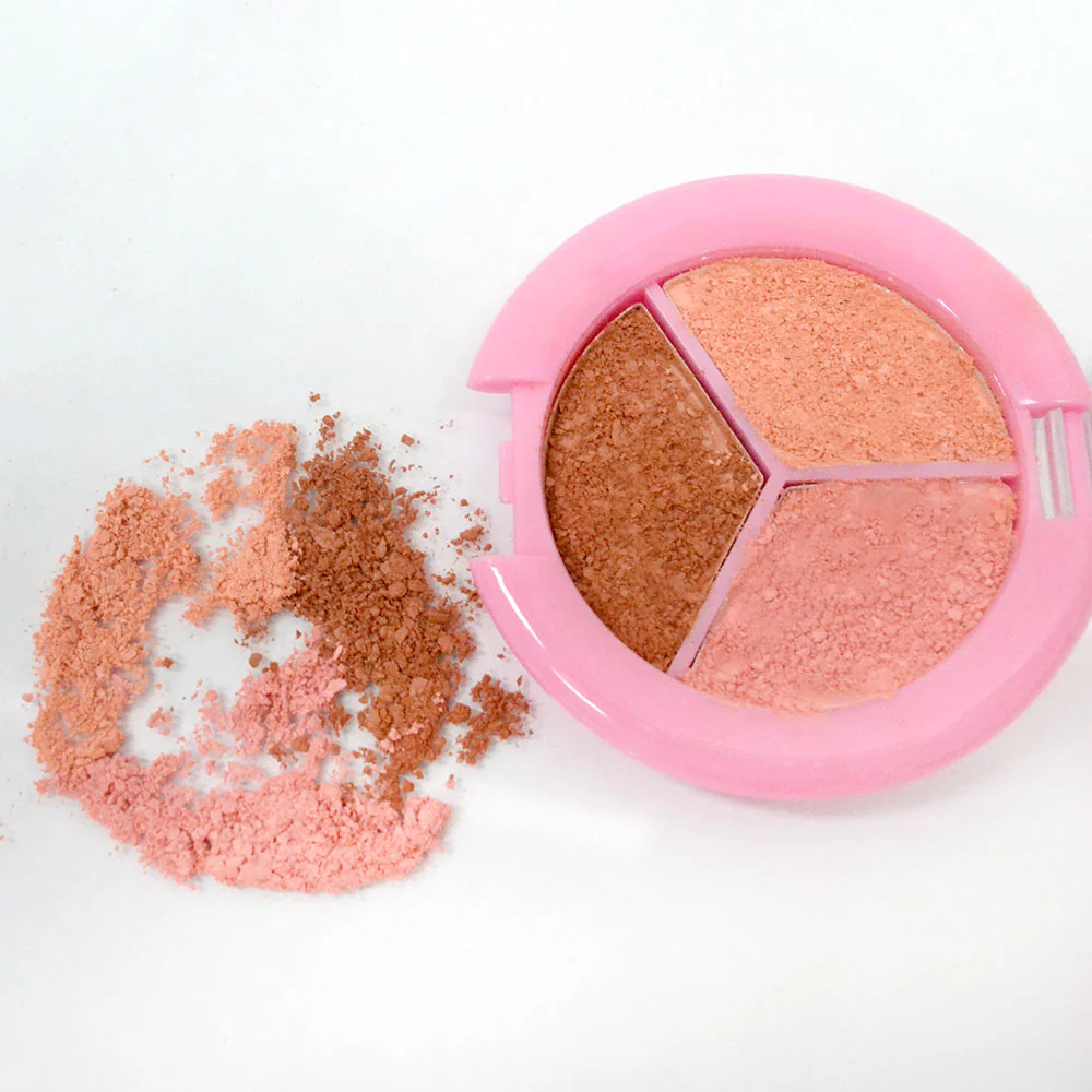 Beauty Buddy Eyeshadow & Blush Trio Peach Whirl - Image 4