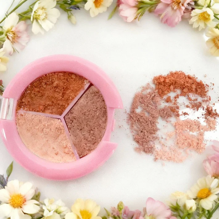 Beauty Buddy Eyeshadow & Blush Trio Rosy Glow - Image 2