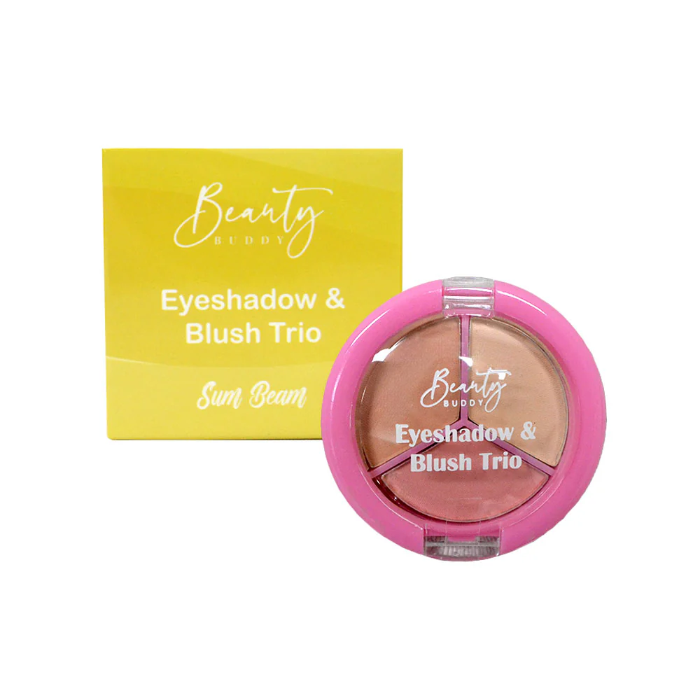 Beauty Buddy Eyeshadow & Blush Trio Sun Beam - Image 3