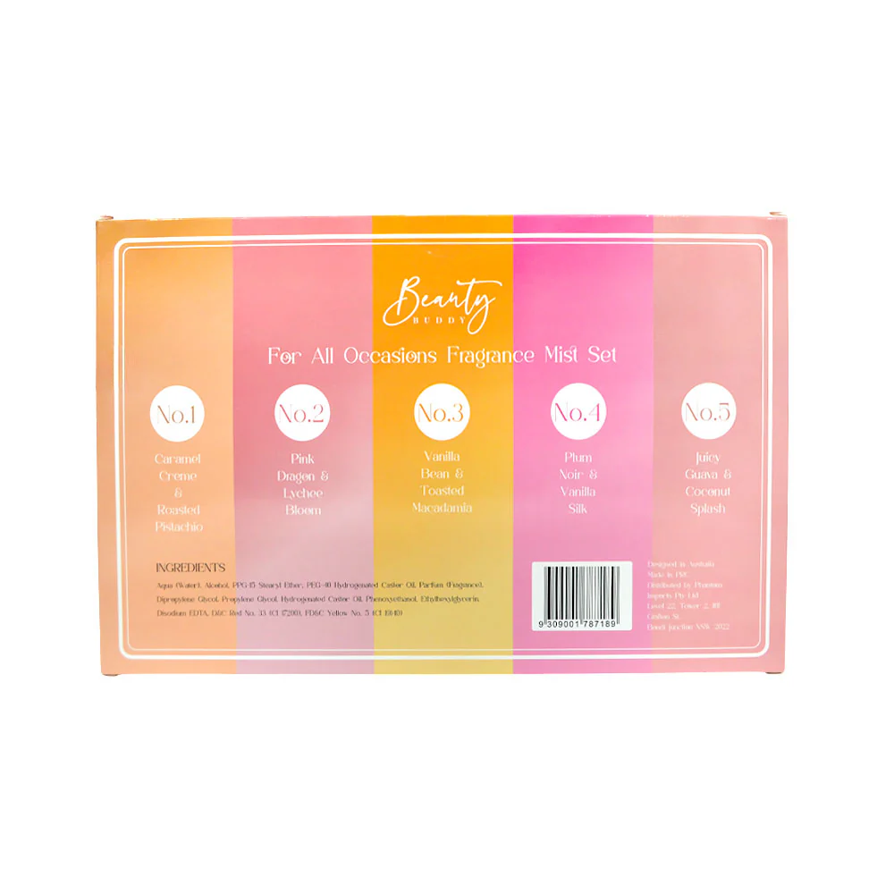Beauty Buddy For All Occasions Fragrance Mist Set 5x90ml - Image 5