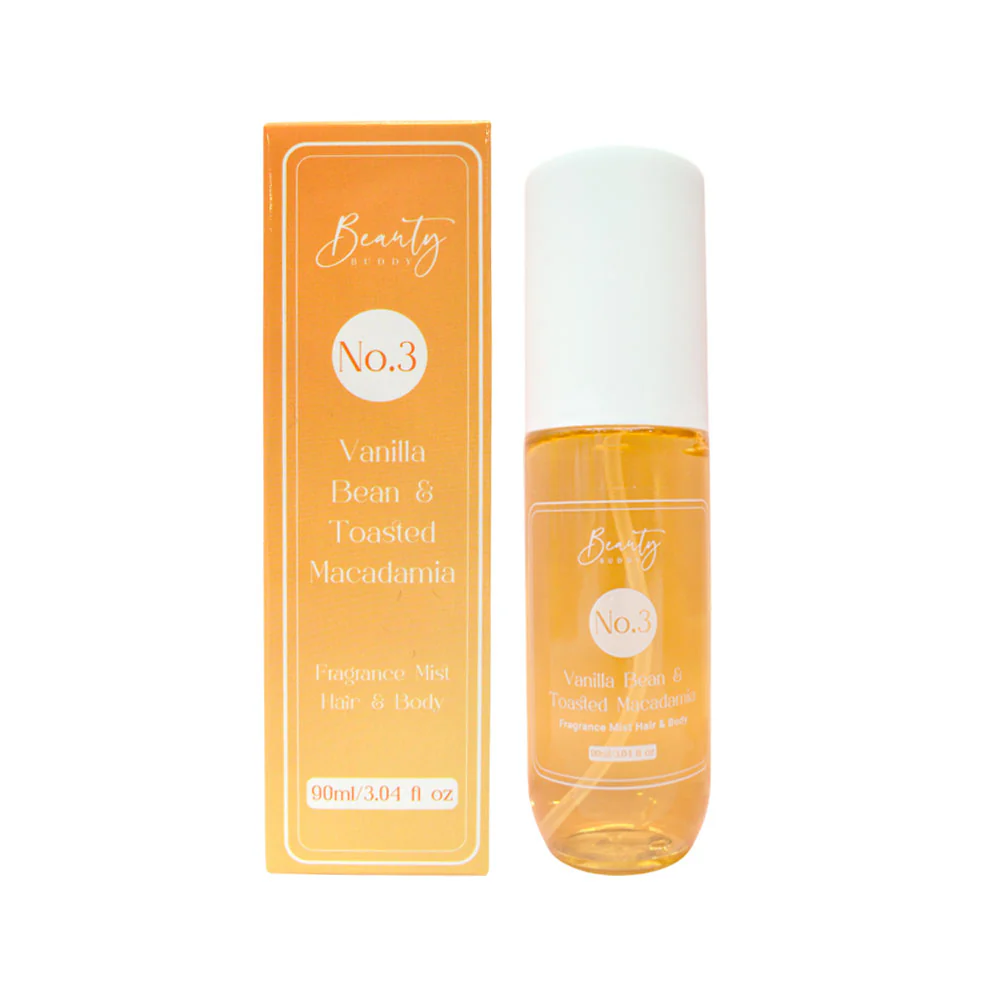 Beauty Buddy Fragrance Mist Hair & Body No.3 Vanilla Bean & Toasted Macadamia 90ml - Image 2