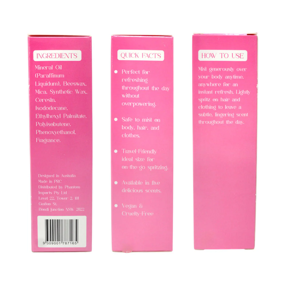 Beauty Buddy Fragrance Mist Hair & Body No.4 Plum Noir & Vanilla Silk 90ml - Image 3