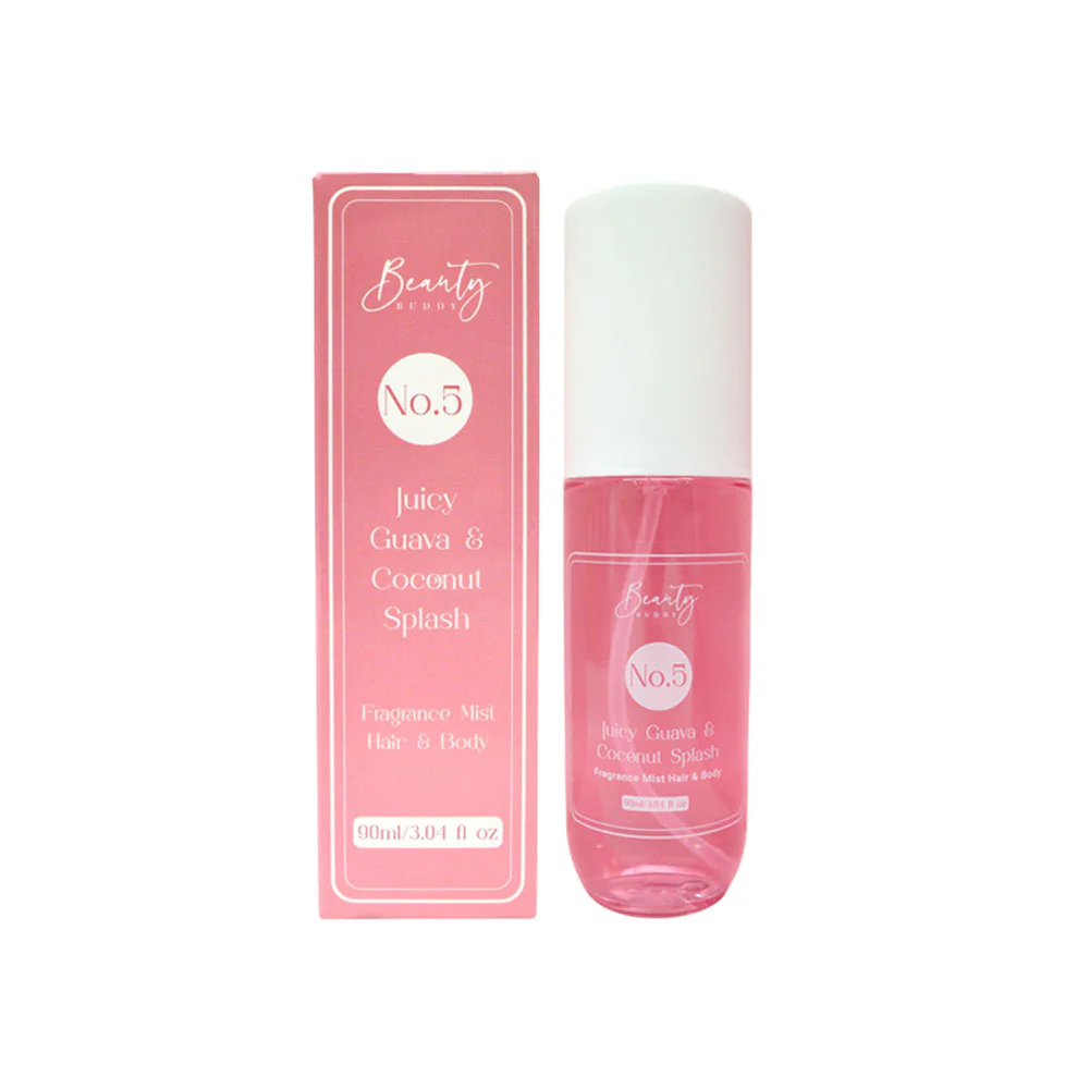 Beauty Buddy Fragrance Mist Hair & Body No.5 Juicy Guava & Coconut Splash 90ml - Image 2