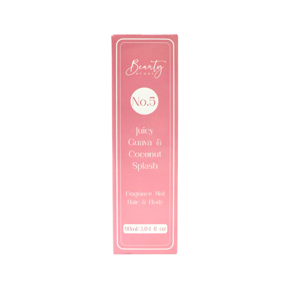 Beauty Buddy Fragrance Mist Hair & Body No.5 Juicy Guava & Coconut Splash 90ml - Image 4