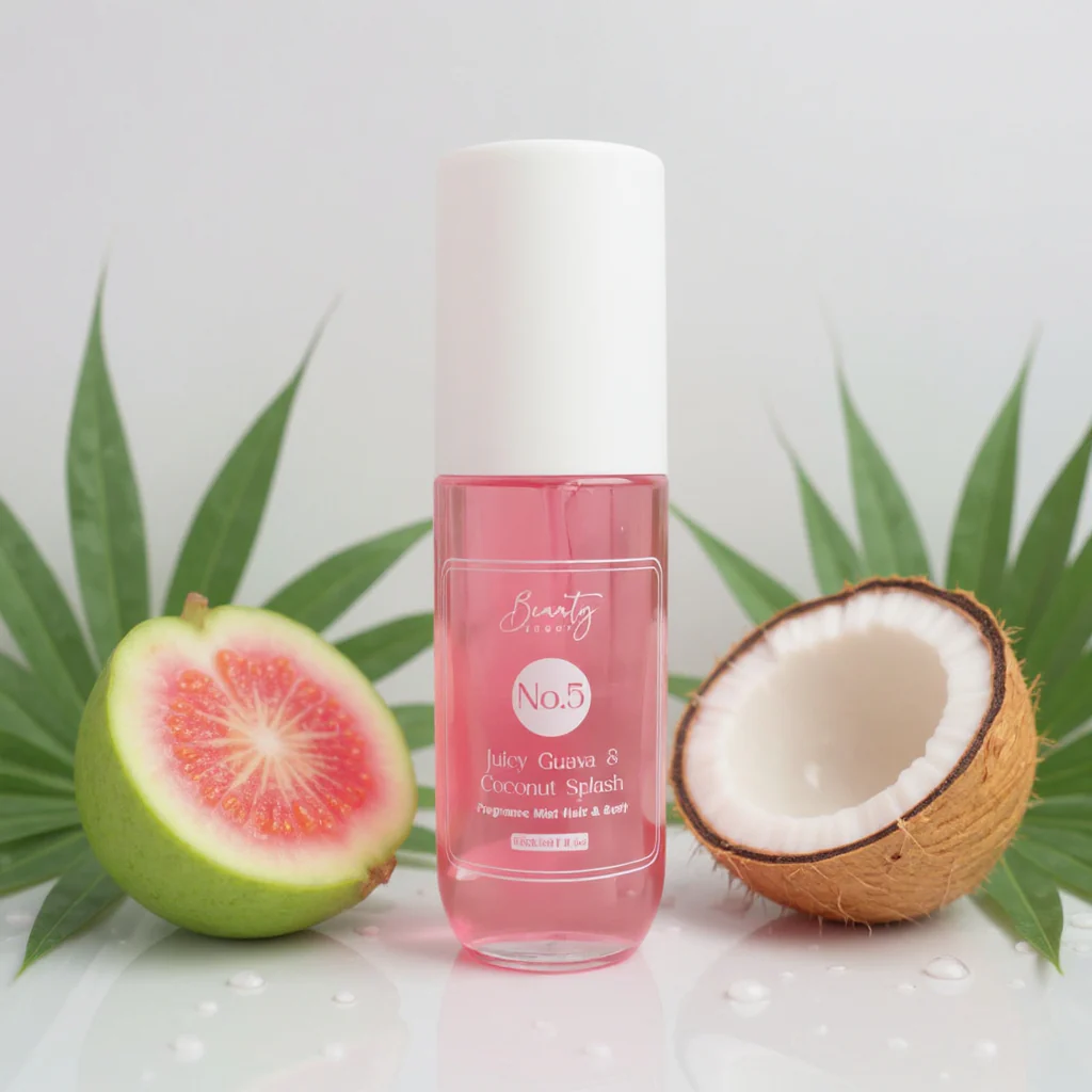 Beauty Buddy Fragrance Mist Hair & Body No.5 Juicy Guava & Coconut Splash 90ml - Image 5