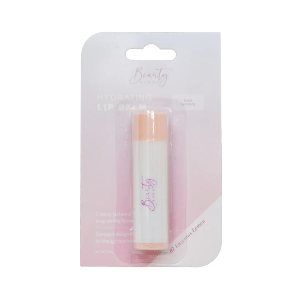Beauty Buddy Hydrating Lip Balm 02 Luscious Lemon 3.5g - Image 4