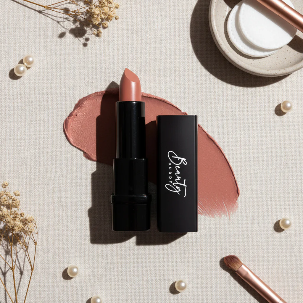 Beauty Buddy Lip Silk Matte Lipstick Blushed Mocha 3.2g - Image 2