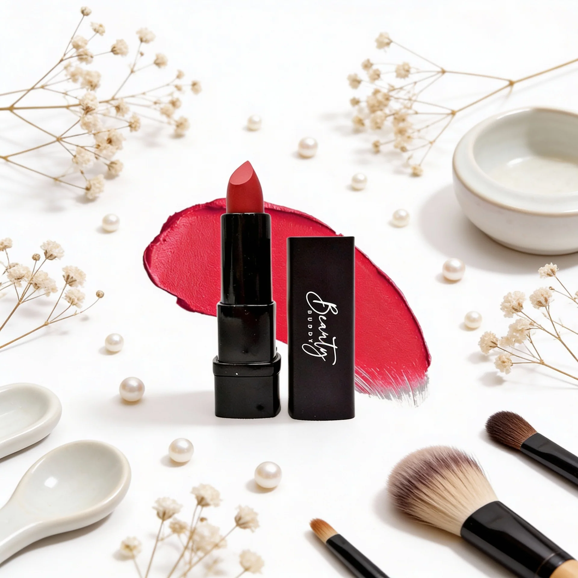 Beauty Buddy Lip Silk Matte Lipstick Rose Reverie 3.2g - Image 2