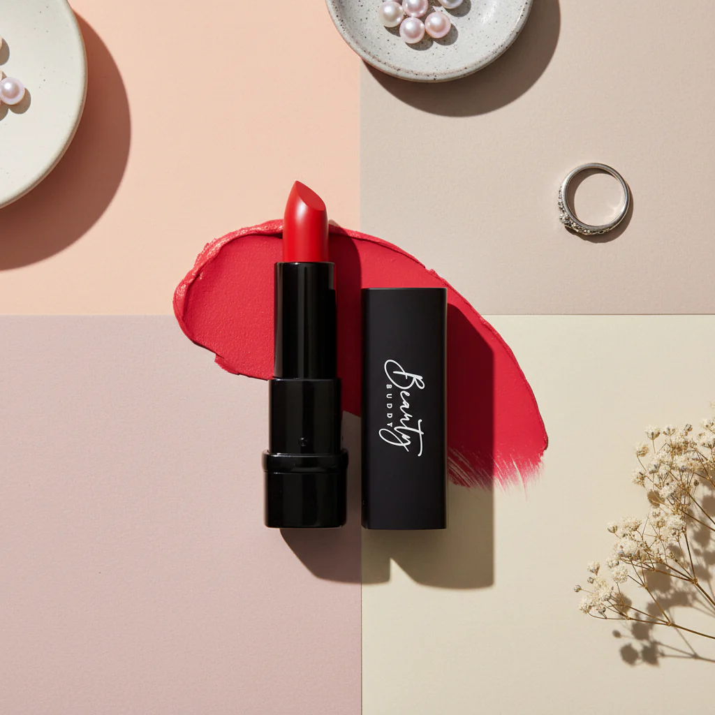 Beauty Buddy Lip Silk Matte Lipstick Velvet Ember 3.2g - Image 2