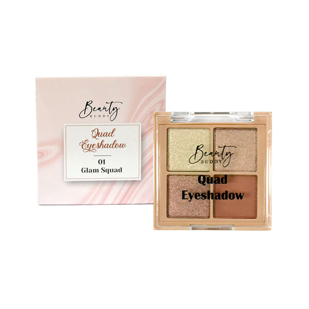 Beauty Buddy Quad Eyeshadow 01 Glam Squad - Image 4