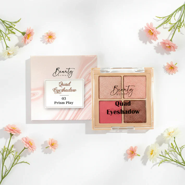 Beauty Buddy Quad Eyeshadow 03 Prism Play - Image 2