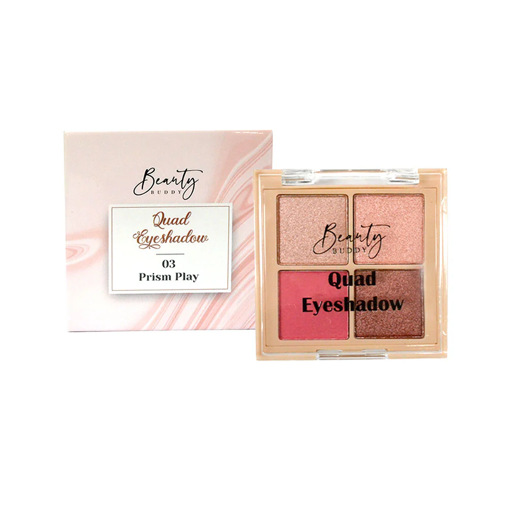 Beauty Buddy Quad Eyeshadow 03 Prism Play - Image 4