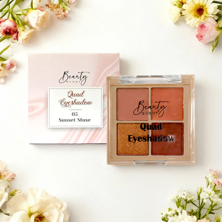 Beauty Buddy Quad Eyeshadow 05 Sunset Muse - Image 2