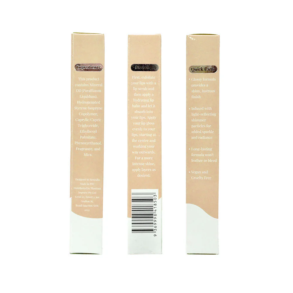 Beauty Buddy Shimmer Lip Gloss 02 Nearly Nude 2ml - Image 5