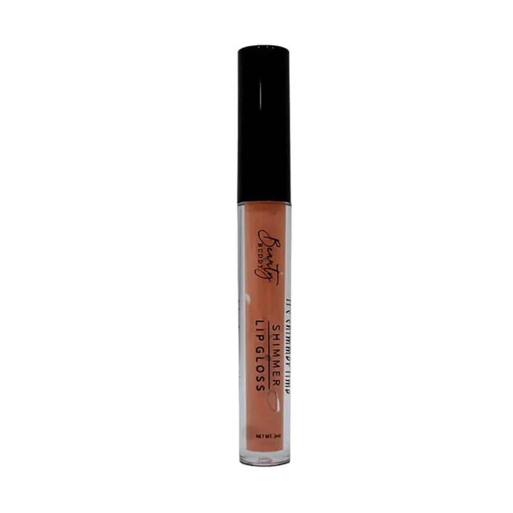 Beauty Buddy Shimmer Lip Gloss 06 Golden Glaze 2ml - Image 3