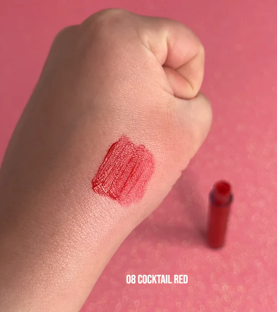 Beauty Buddy Shimmer Lip Gloss 08 Cocktail Red 2ml - Image 4