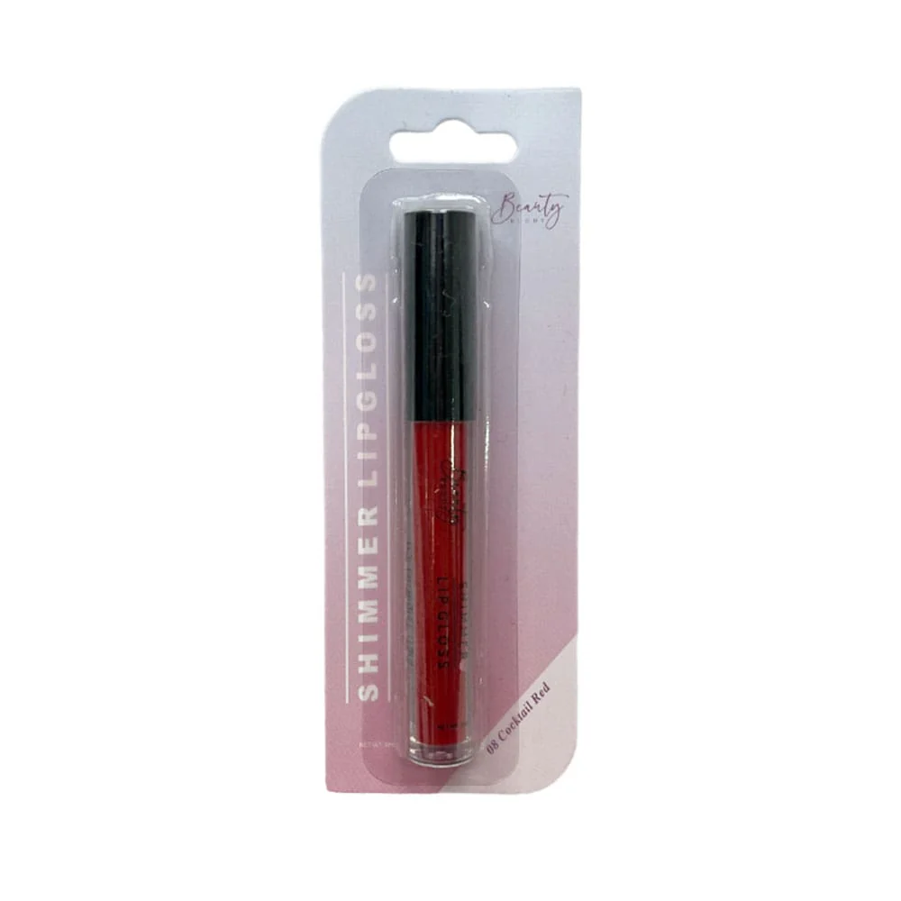 Beauty Buddy Shimmer Lip Gloss 08 Cocktail Red 2ml - Image 5